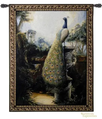 The Jeweled Peacock A Tapestry Woven With Threads of Mysticism and Royal Grandeur!