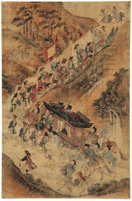 Landscape of Goryeo Dynasty: A Triumphant Symphony of Nature and Ink Wash